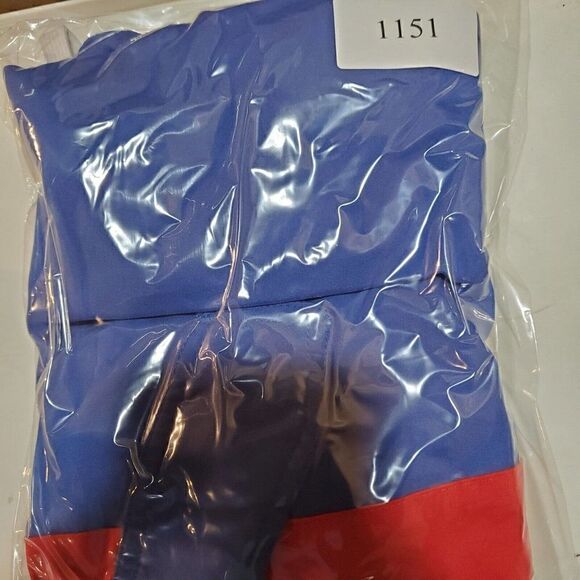 Vtg Kansas Jayhawks Swim Trunks Mens Small Blue NCAA Drawstring Boardshorts - Picture 9 of 9